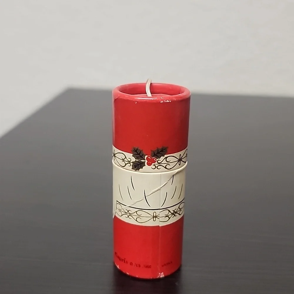 Capri 1966 Japan Santa Claus Match Holder Tube Match Box Christmas, Vintage